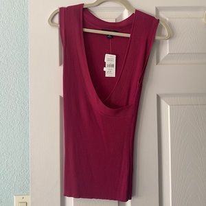 Banana republic pink blouse